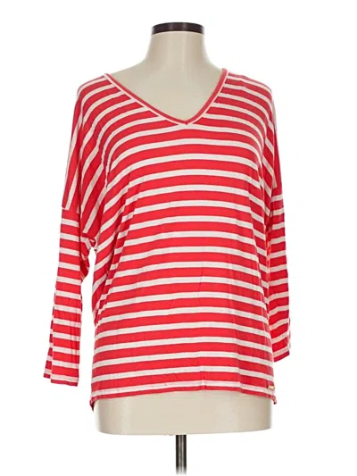 Pre-owned Michael Michael Kors 3/4 Sleeve T-shirt In Red