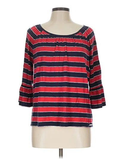 Pre-owned Michael Michael Kors 3/4 Sleeve T-shirt In Red