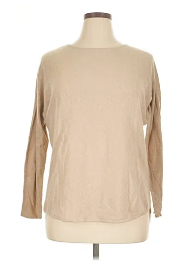 Pre-owned Michael Michael Kors 3/4 Sleeve T-shirt In Tan