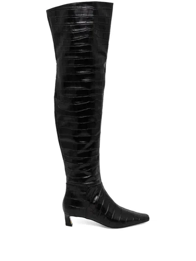 Michael Michael Kors 38mm Cosmo Boots In Black