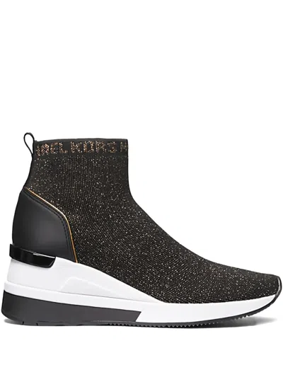 MICHAEL MICHAEL KORS 38MM LOGO-LETTERING SNEAKERS