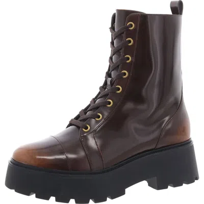 Michael Michael Kors 40f4bkfe6l Womens Lace-up Leather Combat & Lace-up Boots In Multi