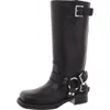 Michael Michael Kors 40f4cbfb7l Womens Buckle Leather Mid-calf Boots In Black