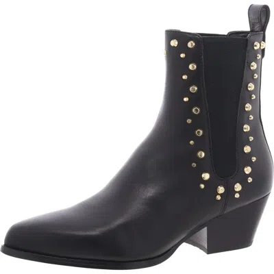 Michael Michael Kors 40f4clme7l Womens Jeweled Leather Chelsea Boots In Multi