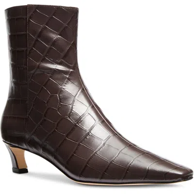 Michael Michael Kors 40f4csme5e Womens Zipper Leather Booties In Gold