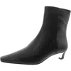 Michael Michael Kors 40f4csmesl Womens Zipper Leather Booties In Black