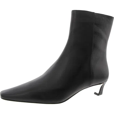 Michael Michael Kors 40f4csmesl Womens Zipper Leather Booties In Black