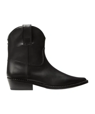MICHAEL MICHAEL KORS 40MM POINTED-TOE LEATHER BOOTS