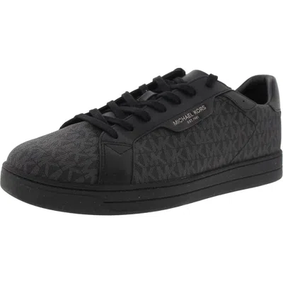 Michael Michael Kors 42f9kefs2q Mens Logo Leather Casual And Fashion Sneakers