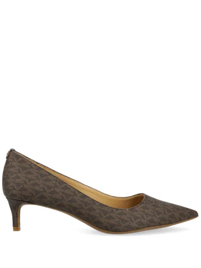 Michael Michael Kors 50mm Alina Pumps In Brown
