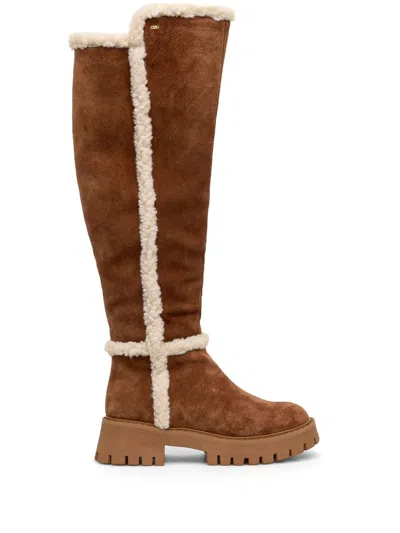 Michael Michael Kors 50mm Asher Boots In Braun