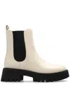 Michael Michael Kors Womens Colorblock Leather Booties In Neutrals
