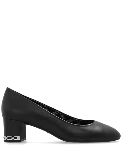 Michael Michael Kors 50mm June Flex Leather Pumps In Black