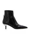 Michael Michael Kors 60mm Kitten-heel Leather Boots In Black