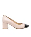 Michael Michael Kors 60mm Perla Flex Block-heel Pumps In Pink