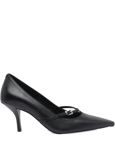 MICHAEL MICHAEL KORS 75MM BUCKLE-DETAIL POINTED-TOE PUMPS