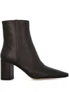 Michael Michael Kors 75mm Elise Leather Boots In Brown