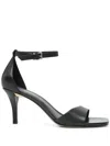 Michael Michael Kors Black Jaida Pump Sandals In Black