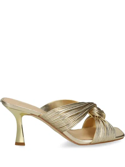 Michael Michael Kors 76mm Alessia Pumps In Gold