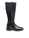 Michael Michael Kors Abigail Boot In Leather And Nylon Color Black In Black