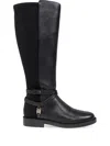Michael Michael Kors Abigail Boot In Leather And Nylon Color Black In Black