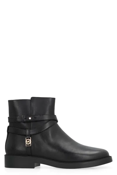 Michael Michael Kors Abigail Flat Bootie In Black