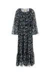 Michael Michael Kors Michael By Michael Kors Printed Chambray Dress