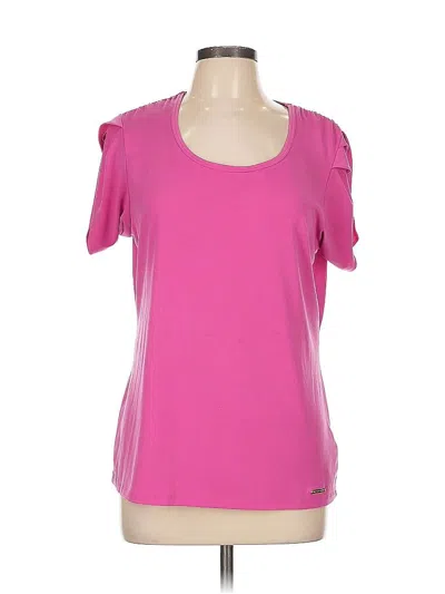 Pre-owned Michael Michael Kors Active T-shirt In Pink
