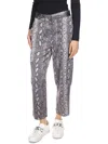 Michael Michael Kors Adder Womens Cargo High Rise Cropped Pants In Black