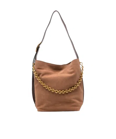 Michael Michael Kors Adjustable Shoulder Strap Shoulder Bag In Brown