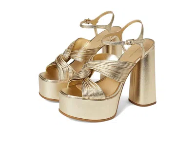 Michael Michael Kors Alessia Platform Sandal In Gold
