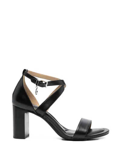 Michael Michael Kors Block-heel Heeled Sandals In Black
