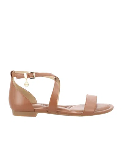 Michael Michael Kors Alexa Flex Strap Sandals In Brown