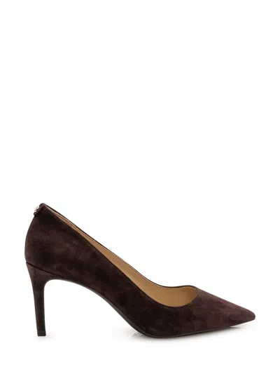 Michael Michael Kors Alina Flex Pump In 100% Goat Leather In Chocolate