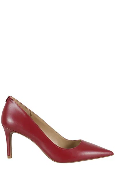 Michael Michael Kors Alina Pointed Toe Pumps In Red