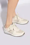 Michael Michael Kors Contrast Panel Sneakers In White