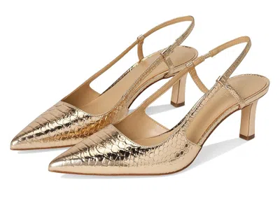 Michael Michael Kors Alora Mid Sling High In Gold