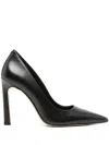 Michael Michael Kors Amara 105mm Leather Pumps In Black