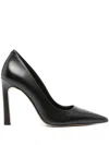 Michael Michael Kors Amara 105mm Leather Pumps In Black