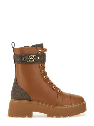 Michael Michael Kors Amphibious Boot "mandy" In Sand