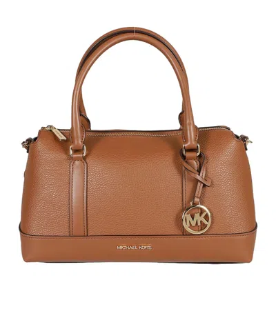 Michael Michael Kors Andie Medium Satchel Bag In Brown