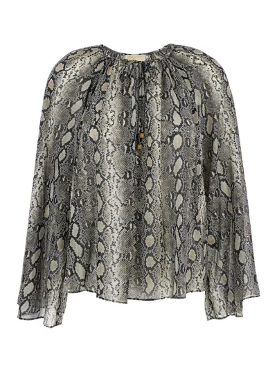 MICHAEL MICHAEL KORS ANIMAL PRINT BLOUSE