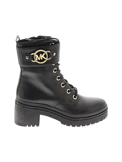 Pre-owned Michael Michael Kors Ankle Boots In Black