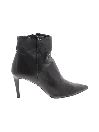 Pre-owned Michael Michael Kors Ankle Boots In Black