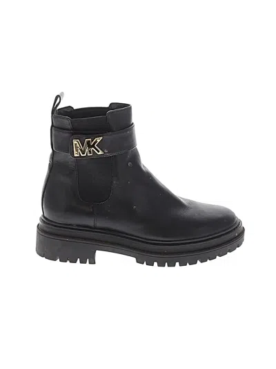 Pre-owned Michael Michael Kors Ankle Boots In Black