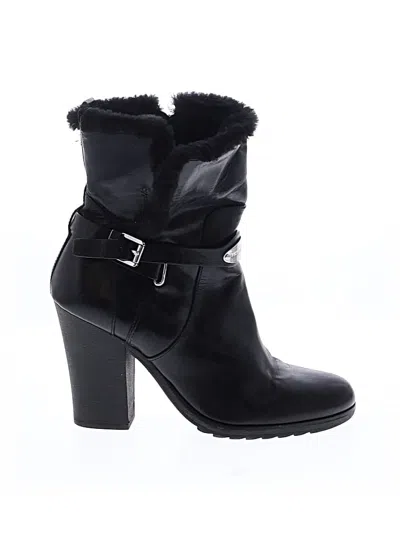 Pre-owned Michael Michael Kors Ankle Boots In Black