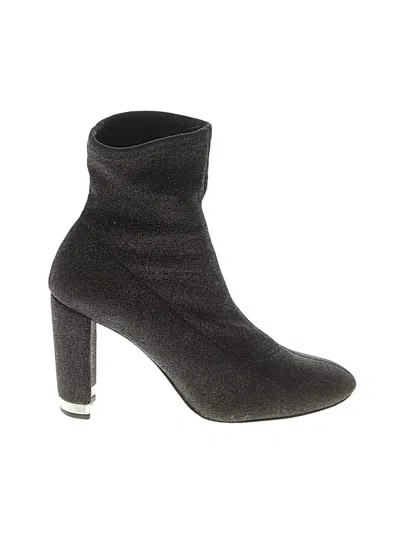 Pre-owned Michael Michael Kors Ankle Boots In Black
