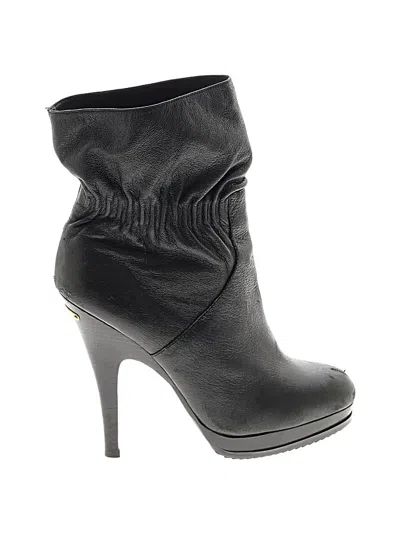 Pre-owned Michael Michael Kors Ankle Boots In Black