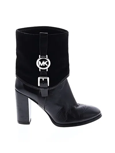 Pre-owned Michael Michael Kors Ankle Boots In Black