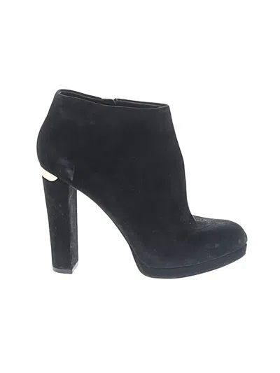 Pre-owned Michael Michael Kors Ankle Boots In Black